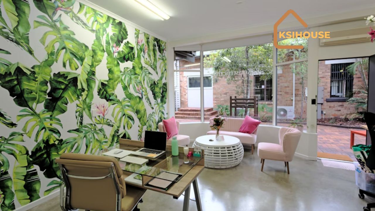 Light Pink & Green Living Room Paint Makeover Elegant Ideas