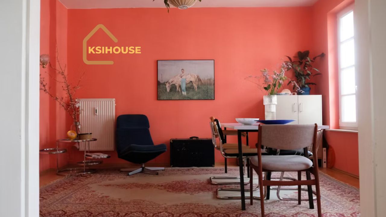 Pink & Green Living Room Paint Makeover Stunning Transformation